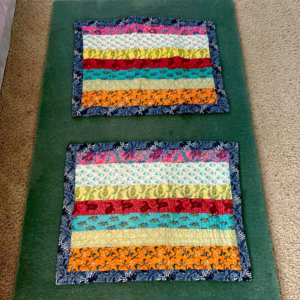 Matching Patchwork Pillow Cases Standard Size Home Classics